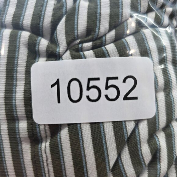 Mens Callaway Opti Dri Green White Striped Polo Shirt Short Sleeve Polyester XL - Picture 8 of 8